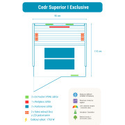 Infrasauna Cedr Superior 1 Exclusive