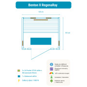Infrasauna Benton 2 RegenaRay