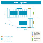 Infrasauna Hadir1L RegenaRay