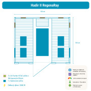 Infrasauna Hadir 2L RegenaRay