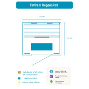 Infrasauna Belatrix Tavira 2 RegenaRay