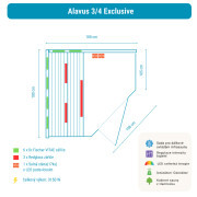 Kombinovaná sauna Belatrix Alavus 34 Exclusive