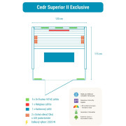 Infrasauna Cedr Superior 2 Exclusive