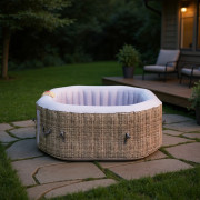 Mobilná (nafukovacia) vírivka Belatrix Luxury 125 Rattan