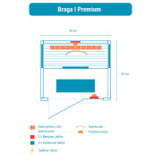 Infrasauna Belatrix Braga I Premium