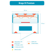 Infrasauna Belatrix Braga III Premium